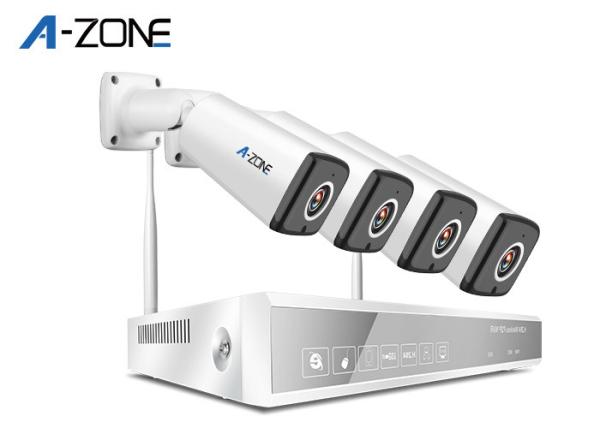 IP66 Waterproof Wireless CCTV Camera Kit 4 Channel Nvr Camera System With