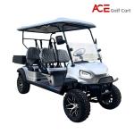 Vacuum Tire Golf Buggy With Artificial Leather Seat 4 Passengers Capacity