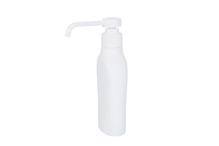 200ml HDPE Round shape Shampoo / Lotion Pump Bottle Health Care Packaging UKH14