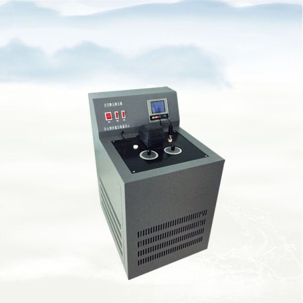 Manual Petroleum Pour Point Tester SD510-Q Alcohol Bath Dual Bore GB/T510