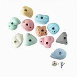 Multiple Color Kids Playground Parts fiberglass climbing holds ASTM Approved