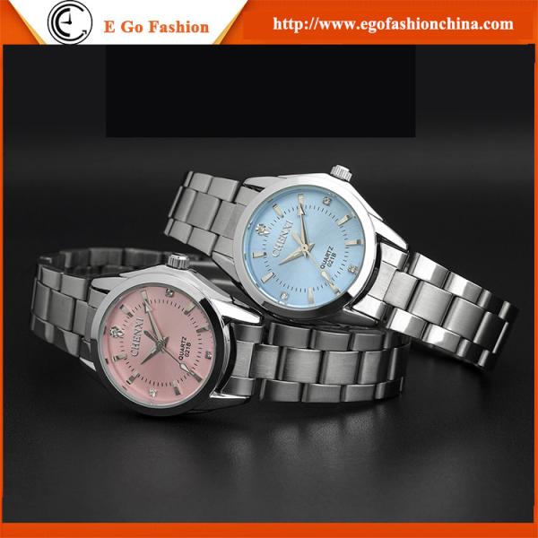 021B Pink Blue Watches Wholesale Watch Man Stainless Steel Watch Quartz Watch