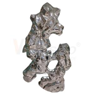 Wholesale 8k Stainless Steel Metal Fabrication Water Ripple Finshed Office Decoration Sculpture Metal from china suppliers