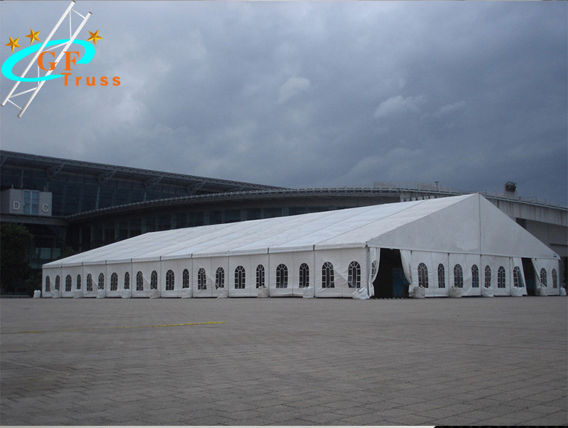Customized Curved Light Duty M2 60m Aluminum Stage Truss Tent
