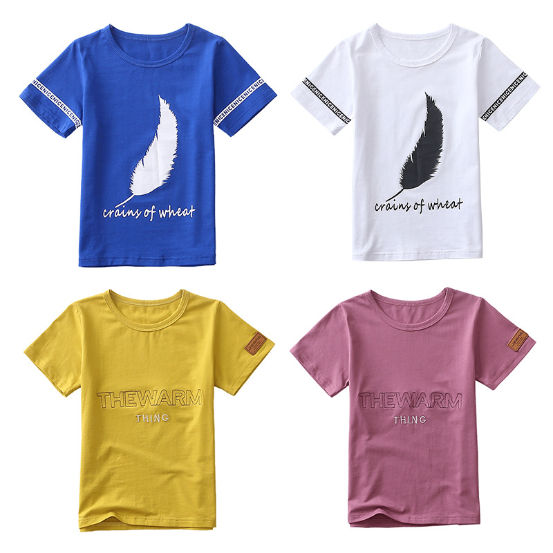 Custom Cute Newborn Baby Clothes 100% Cotton Baby Short Sleeve T Shirt