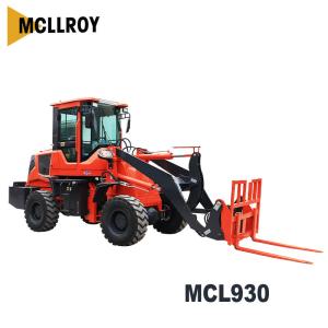 Wholesale MCL930 Compact 1.5 Ton Wheel Loader Front End 1800KG Rated Load from china suppliers