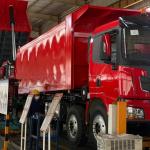 8x4 Drive Wheel Shanxi Shacman Dump Truck X3000 Euro 3 6 Cylinders Tipper