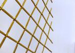 83% Gold Color Architectural Woven Metal Mesh For Stainless Steel Fabrics