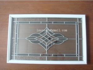 Wholesale triple glass panel with frame in door from china suppliers