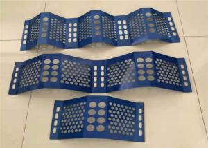Wholesale 0.8mm Thick Blue color Windbreak Fence Panels for Railway from china suppliers