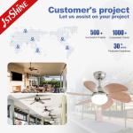 Tradition Ceiling Fan Lamp DC Motor Energy Saving 6 MDF Blade