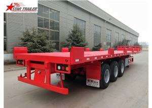 Wholesale Custom Air Suspension 18 Wheeler Flatbed Trailer For Heavy Duty Cargo from china suppliers