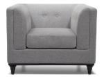 Classic Linen fabric upholstery 1-seater sofa,lounge chair,living room sofa