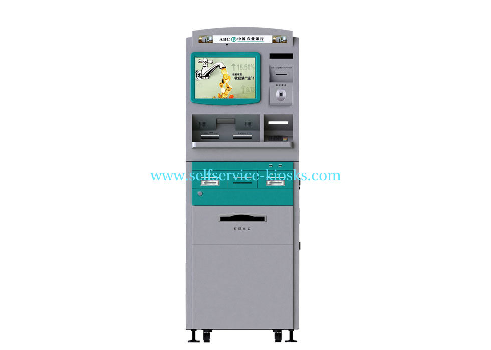 Outdoor Card Dispenser Multifunction ATM For Internet Information Access