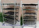 Corrosion Resistant SS Frame ESD PCB Strorage Trolley 85*65*130CM