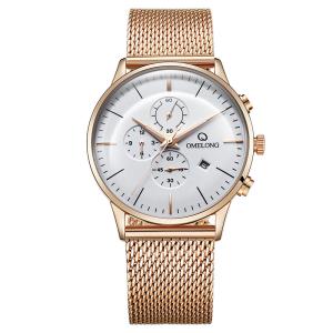 Wholesale Luxury Men Quartz Watch Relogio Masculino Wristwatch Mesh Strap Waterproof Sport Watch from china suppliers