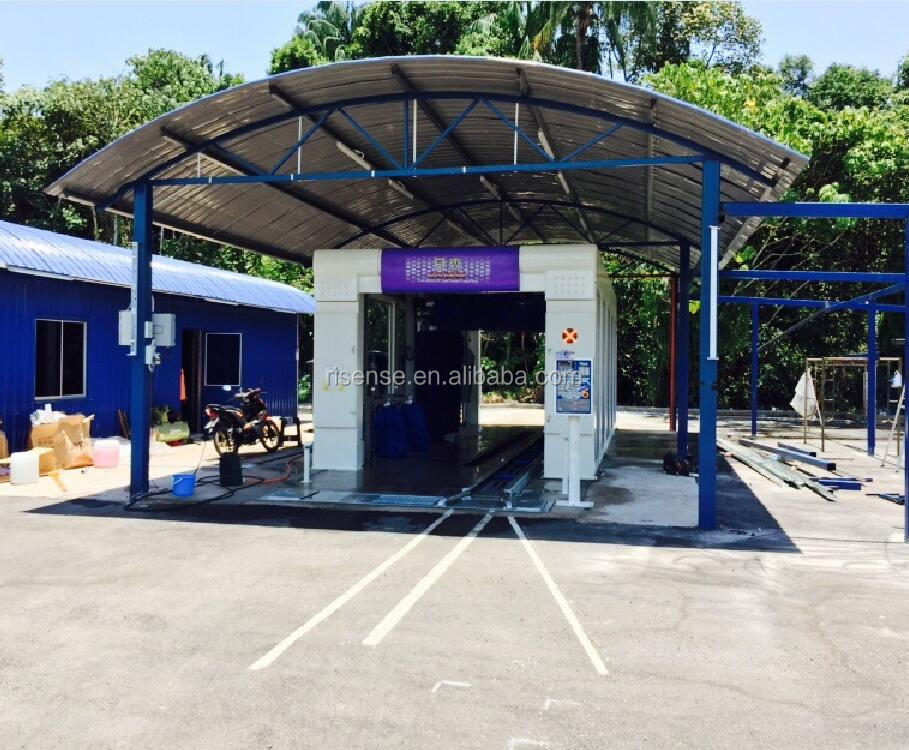 Automatic Express Tunnel Car Wash Machine for Gas Stations Customized Logo in Slovenia