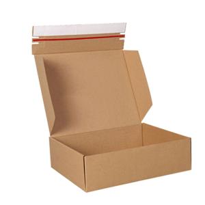 Wholesale Logo Printed Black Paper Zip Detachable Parcel Shipping Mailer Box Packaging for Mascara from china suppliers