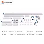 Hot sale wholesale price low consumption Curtain rods and double curtain track