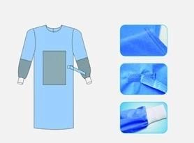 Wholesale Spunlace Reinforced Disposable Chemotherapy Gown Hospital Steriled Isolation from china suppliers