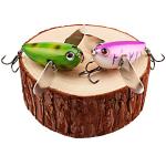 8 Colors 6CM/12.5g Metal Wobblers Bait Topwater Floating Popper Fishing Lure