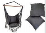 Single Canvas 100KG Hammock Swing Chair Indoor Wooden Bar Camping