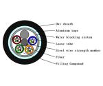 Outdoor GYTA Fiber Optic Cable Loose Tube Aluminum Tape Flame Retardant Duct