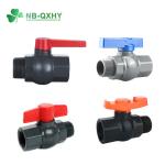 PVC Plastic Male Female Thread Valve Octagonal Irrigation Ball Valve Customized