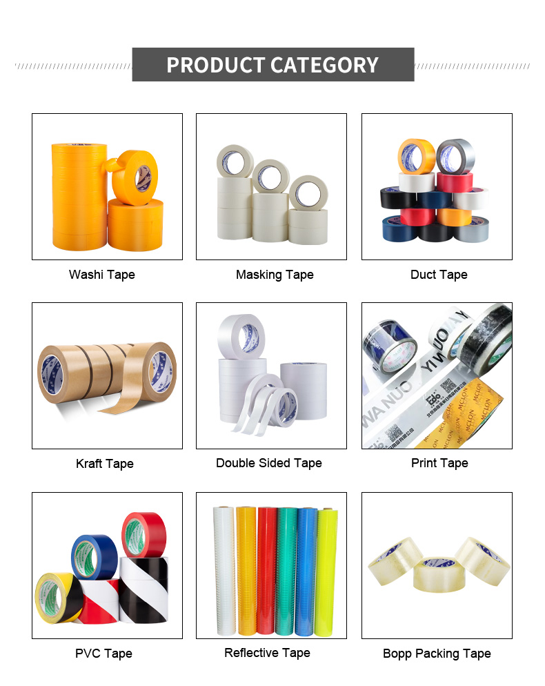 Easy To Tear Double Side Tissue Tape High Viscosity Transparent Strong Adhesive Tape