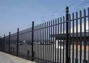 Wholesale Galvanised Steel Security Palisade Fencing W Section 2.5*2.75m from china suppliers