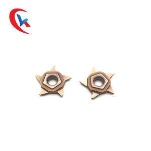 Wholesale 5 notched corners PENTA24N series Long life and low wear Carbide Grooving Inserts from china suppliers