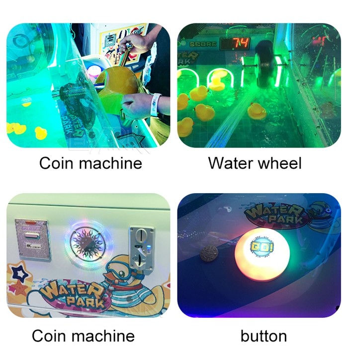 Coin Operated Water Park Amusement Game Machines Shooting Water Video Game Machine