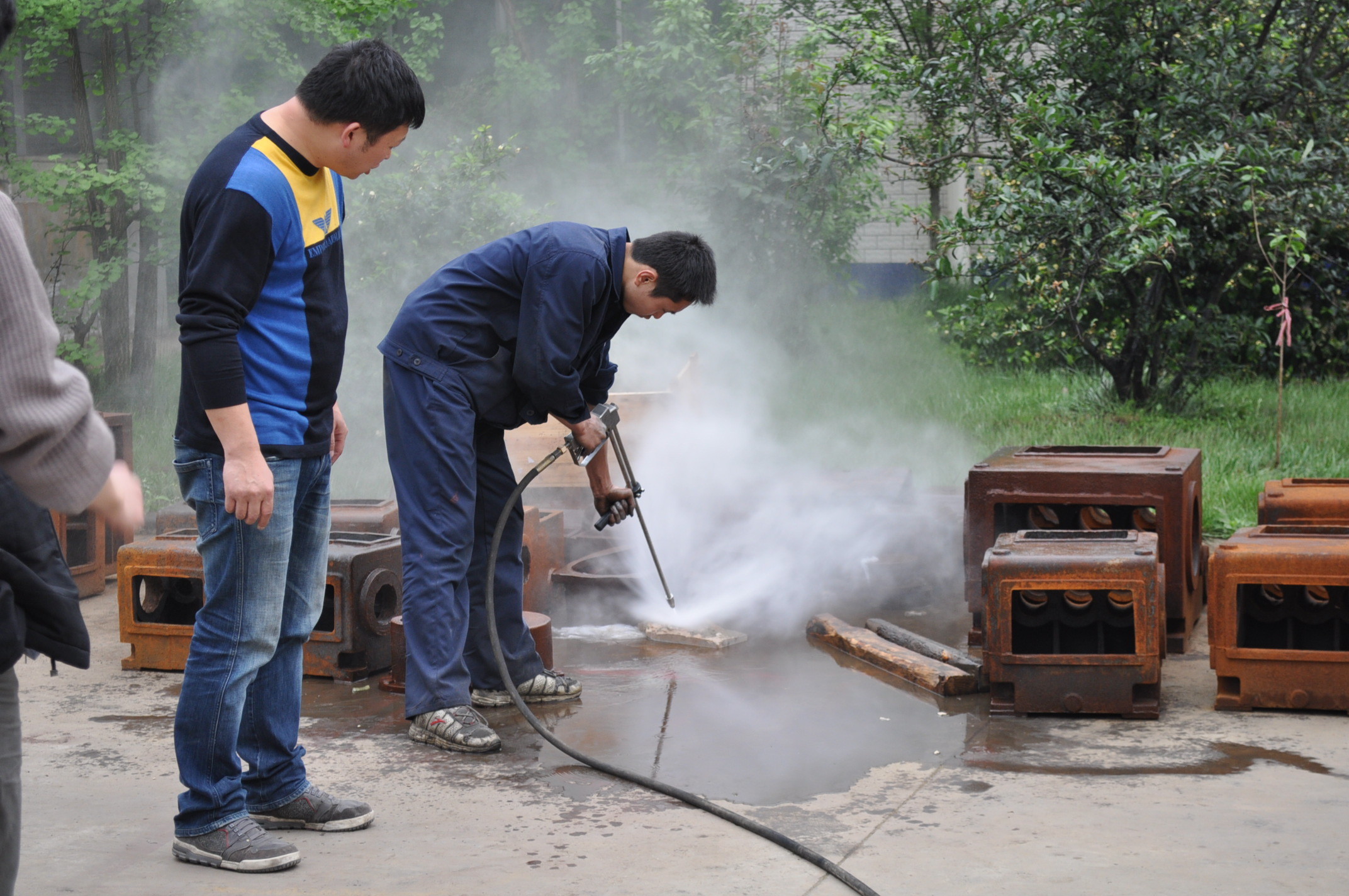 Triplex Plungers High Pressure Water Jet Pump For Industrial Use 1000bar ISO9001