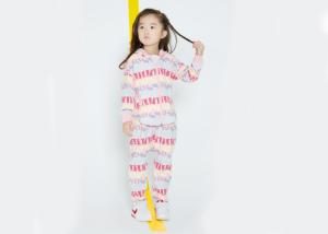 Wholesale Reactive Printing Kids Girls Clothes Size 8 Little Girls Long Sleeve Tops And Long Pant from china suppliers