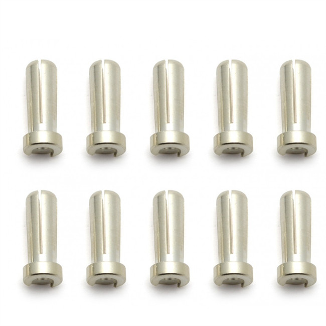 Hexie Silver Bullet Banana Plug Connectors 14mm 18mm For RC Battery