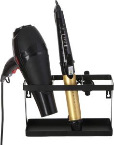 Wholesale Convenient Countertop Organizer for Hair Styling Tools Black Metal Wall Mounted Caddy from china suppliers