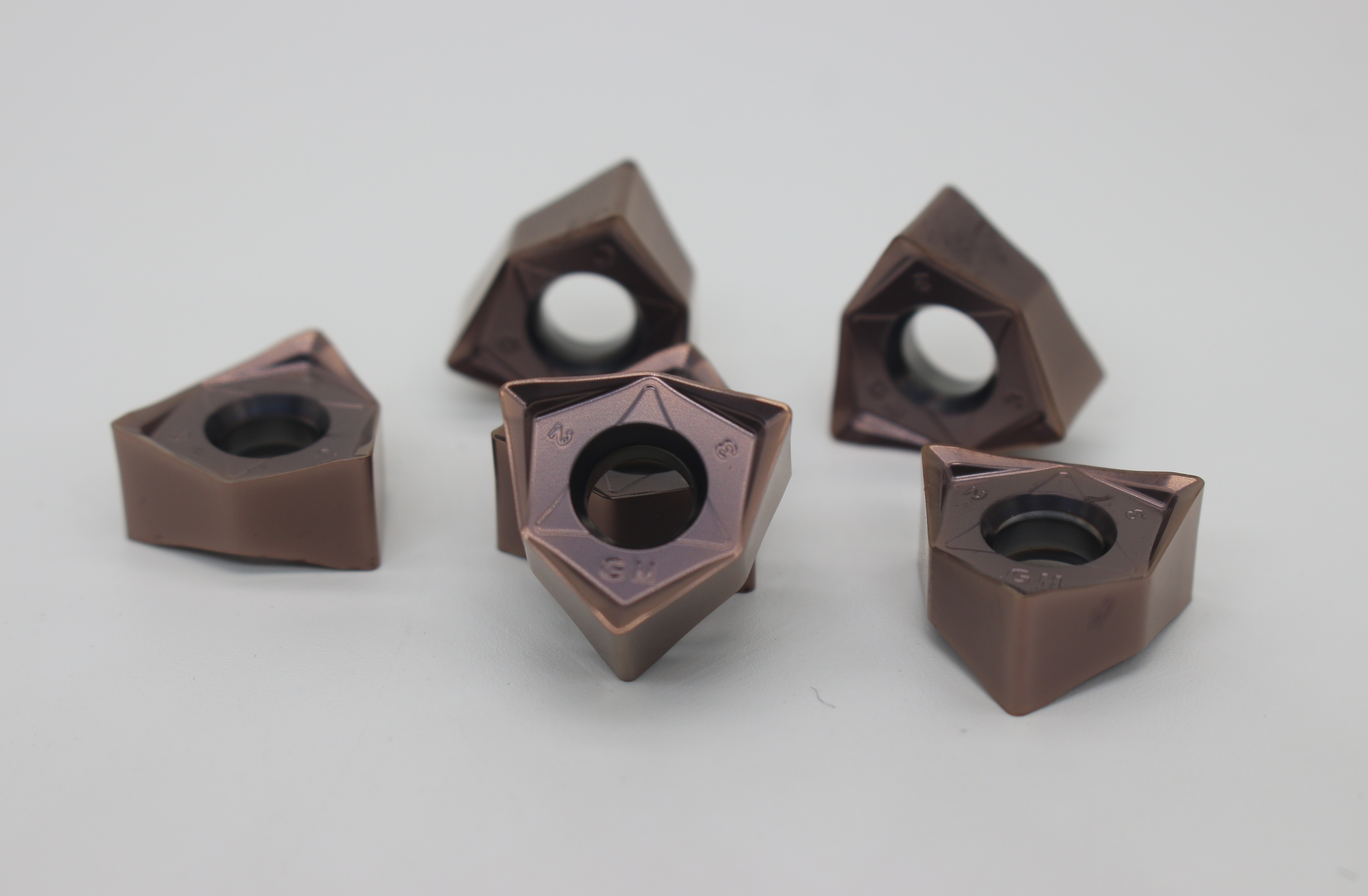 Milling Cnc Cutting Insert WNMU080608 Face Mill Inserts High Wear Resistant