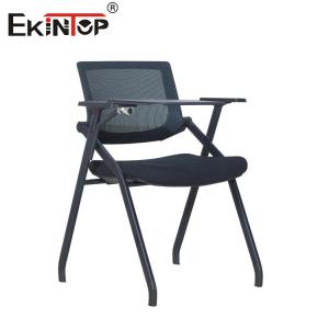 Wholesale Mesh Back Writing Pad Foldable Training Room Chair Lightweight from china suppliers