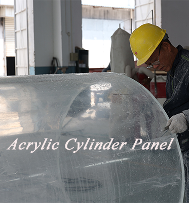 Cylinder PMMA Lucite Clear Transparent Acrylic Sheet For Acrylic Pool