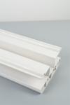 White UV Protection Square PVC Tube PVC ABS Pvc Hollow Square Tube