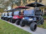China Six seater Golf cart Made in China 48V5KW with back up camera