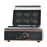 Hotel Kitchen Equipment Commercial Fish Shape Cake Waffle Cone Maker Nonstick