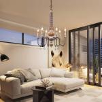 Wood chandeliers lighting french bedroom suspended lights(WH-CI-118)