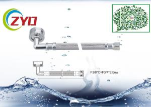 Wholesale Elbow Flexible Toilet Water Supply Hose , PVC High Pressure Toilet Supply Lines from china suppliers