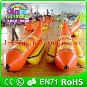 Wholesale Water game banana boat Inflatable Water Rowing Banana Boat from china suppliers