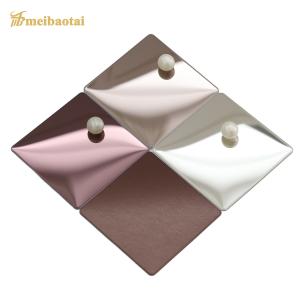 Wholesale ASTM Cold Rolled Stainless Steel Plate Gold Rose Four Feet from china suppliers