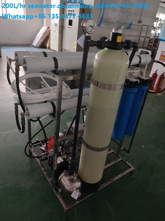 250LPH Seawater Desalination Machine For Drinking Water Plant