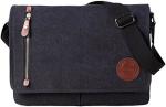VINTAGE CANVAS SATCHEL MESSENGER BAG FOR MEN WOMEN,TRAVEL SHOULDER BAG 13.5"