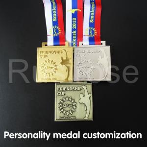 Wholesale Customized individual metal medals, custom-made honour medals for martial arts competitions, gold silver bronze medal from china suppliers