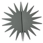 OEM Sun Flower Black Cabinet Handles Customize 12cm For Furniture Door